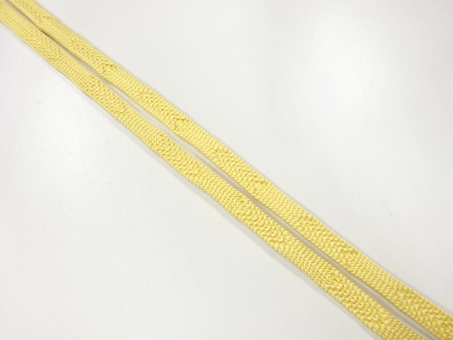 アンティーク　正絹　帯留め用手組三分紐